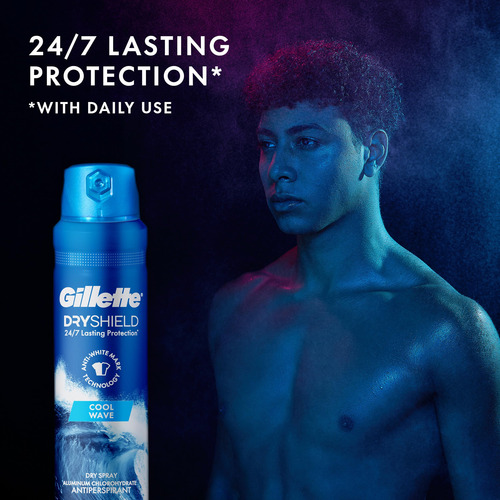 Desodorante Antitranspirante Gillette Dry Spray Cool Wave 12