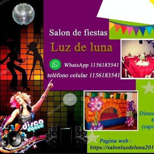 Salón De Fiestas Luz De Luna En El Barrio De Almagro (caba)