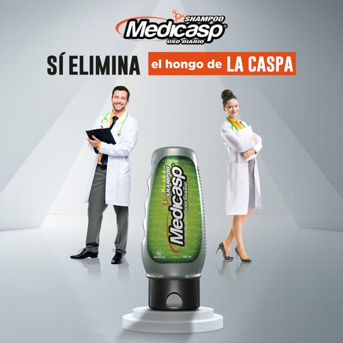 Medicasp Shampoo Antimicótico Anti-caspa. Botella Con 130ml.