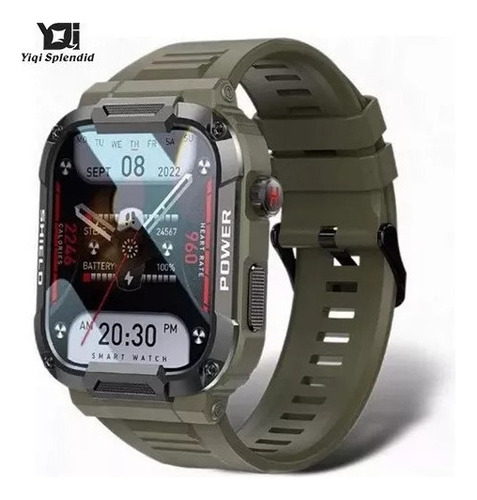 Reloj Inteligente Hombre Militar Ip68 Impermeable Andr Ios