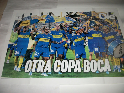 Boca Campeon Copa Liga Profesional 2022 Con P/ - Lote (Usado)