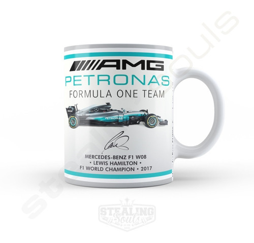 Taza | Hamilton | Mercedes Benz W08 | F1 World Champion 2017