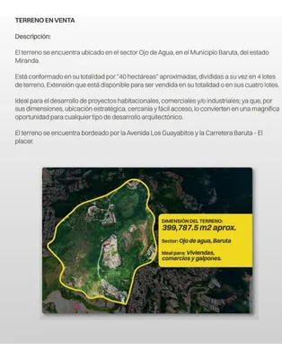 Terreno en venta