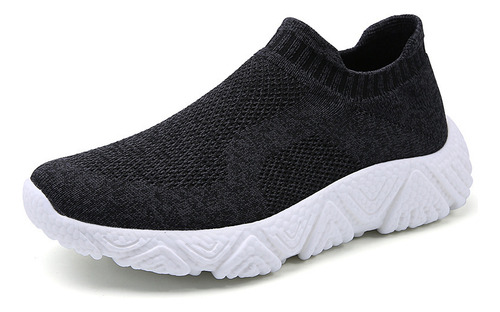 Zapatos Deportivos De Punto Con Parte Superior Baja Para Hombre, Talla 46, Transpirables