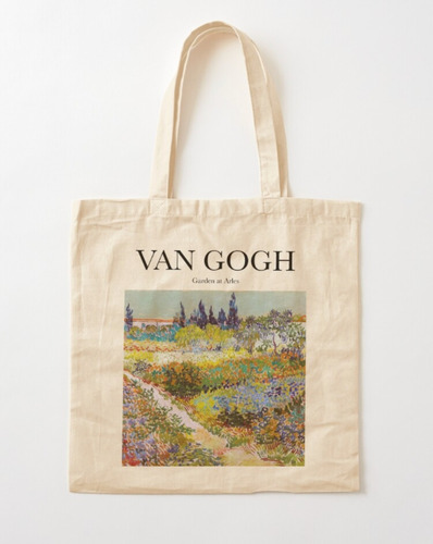 Tote Bag Estampado Arte Van Gogh, Monet Y Matisse