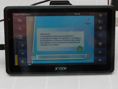 Gps Tv X View Con Pantalla 7 Pulgadas Tv Tda Canales De Aire