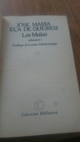 Los Maias Vol 1 - José María Eça De Quiroz (Usado)