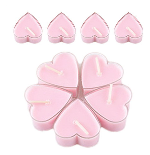Velas De Té En De Corazón Velas De Té En De Corazón Vela Par