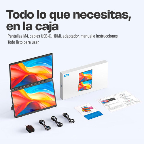 Extensor Doble Pantalla Para Notebook 15.6 Aq 60hz Win Mac
