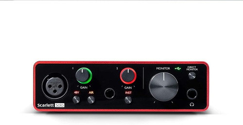 Placa De Sonido Focusrite Scarlett Solo 3 Gene Interface