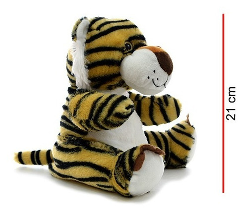 Imagen 4 de 6 de Títeres De Mano Títere León Peluche Vaca Tigre Suave Chancho