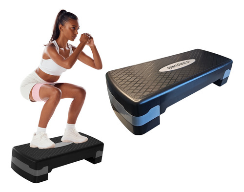Step Aerobico Sportclass Regulable 2 Niveles Altura 10-15 Cm