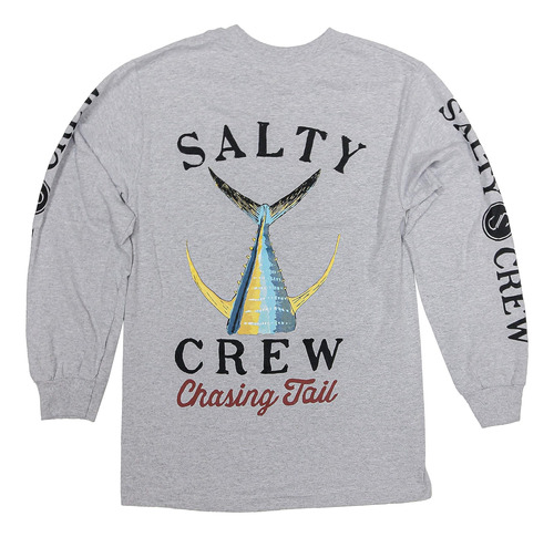 Polera De Manga Larga Salty Crew Tail Athletic Heather Sm