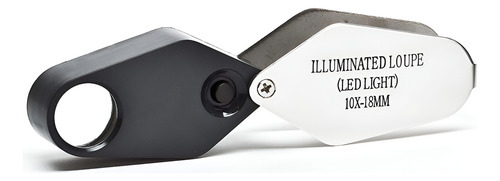 Lupa Alta Graduación Luz Led, Galileo 5001 Aumento 10x 18mm