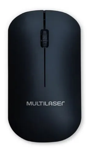 comprar Mouse Sem Fio Multilaser Mo307 Preto 2.4 Ghz 1200 Dpi