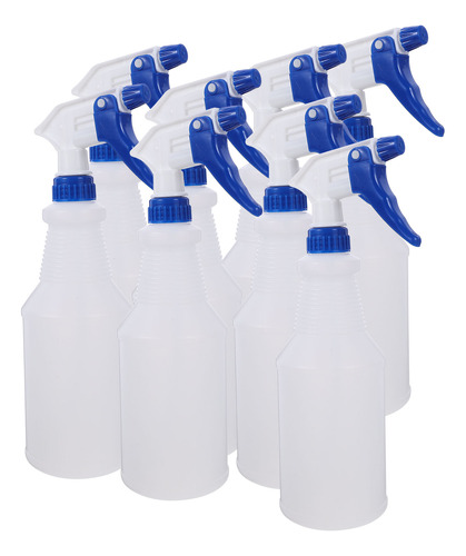 8 Botellas De Aerosol Recargables De 750 Ml Con Boquilla Ale