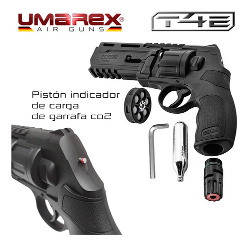 Imagen 4 de 10 de Pistola Revolver Umarex Hdr Hdp .50 Co2