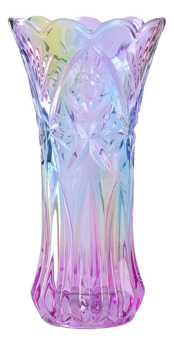 Whjy Florero Colorido De Cristal De 9 Pulgadas Para Centros