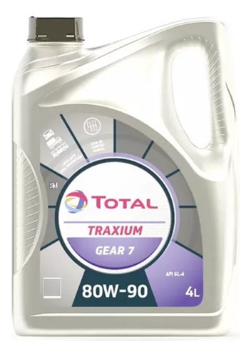 Aceite Total Transmision Gear 7 80w90 X4 Lts