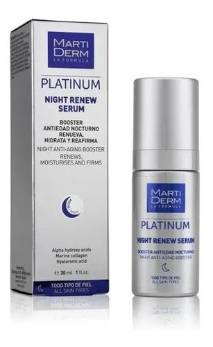 Martiderm Platinum Night Renew Serum Momento de aplicación Día/Noche Tipo de piel Todo tipo de piel