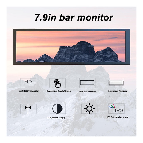 Diyeeni Para El Monitor De Pantalla De Raspberry, Pantalla L