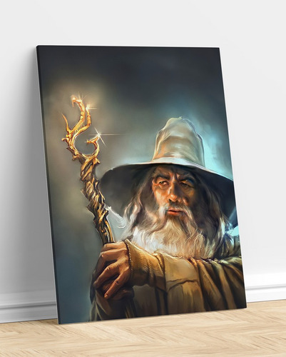 Cuadro Decorativo Gandalf Arte Señor De Los Anillos Pieza