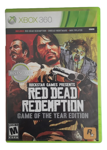 Red Dead Redemption Game Of The Year Xbox 360 Original (Recondicionado)