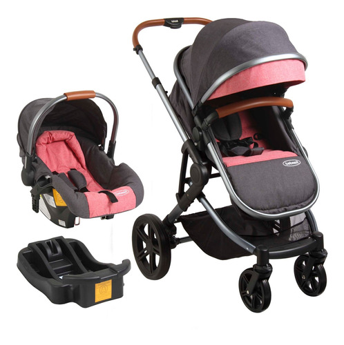 Coche Travel System Aspen Air Rosa