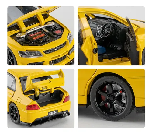 Mx Mitsubishi Lancer Evolution Ix Minifierro Coche Luz Y