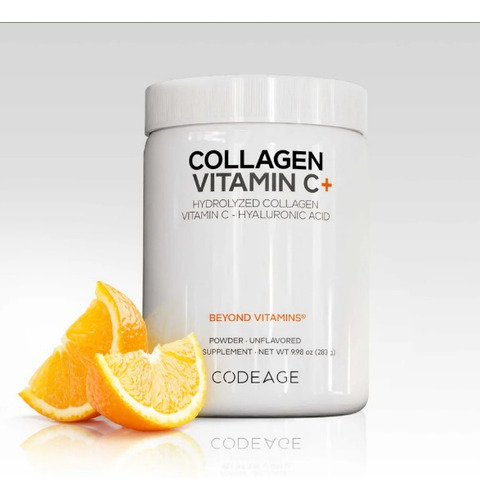 Codeage, Colágeno + Vitamina C Polvo, 283g