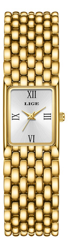 Reloj Pulsera Relojes Dama Relog De Cuarzo Relojs De Acero