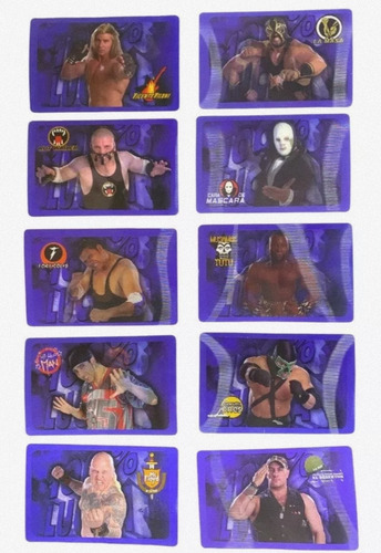 Colección Cartas 100% Lucha Hologramas (Usado)