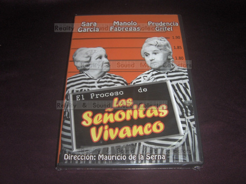 El Proceso De Las Señoritas Vivanco Pelicula Dvd Sara Garcia