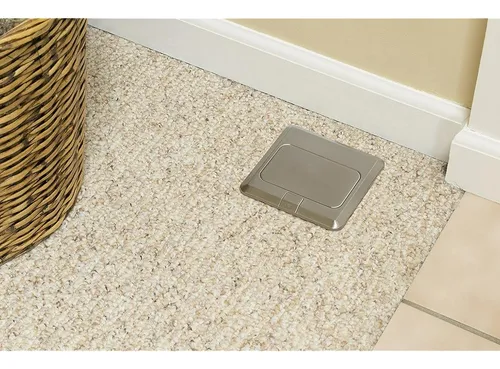 Caja De Piso Con Tomas Eléctricas Y Usb.