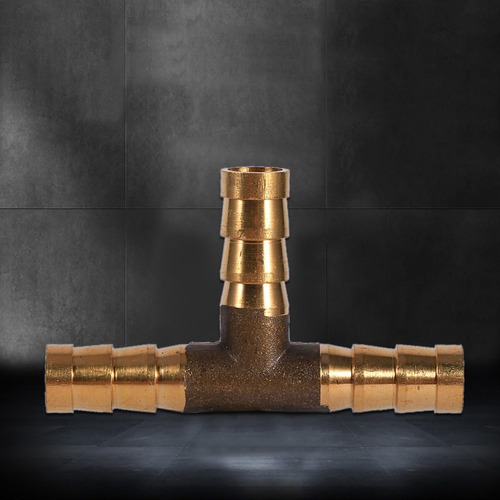 Conector De Combustível 8mm Da Peça Do Bronze T Do Marceneir