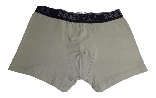 Boxer Algodon Y Lycra Liso Inner Soul 4211