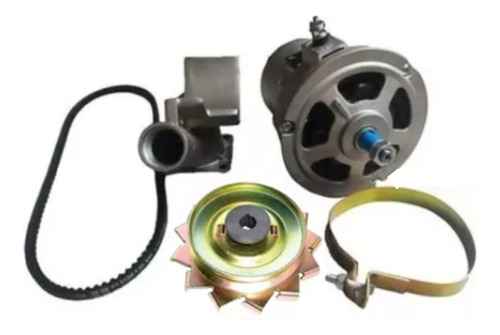 Kit Alternador Kombi Fusca Brasilia 55 Amp Euro Modelo Bosch