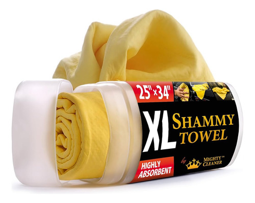 Toalla Shammy Premium Para Coche - Xl Tamaño - (25 X 34) - T