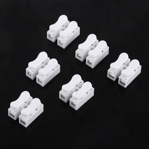 100 Conectores De Cable Rápido Push Quick Wire, 10 A, 220 V,