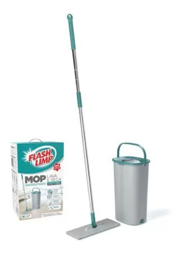 Mop Lava E Seca Fit 5 Litros Mop6088 Flash Limp Cor VERDE ESMERALDA