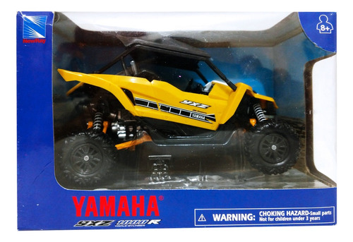 Yamaha Yxz 1000r Cuatrimoto Amarillo New Ray Escala 1/18