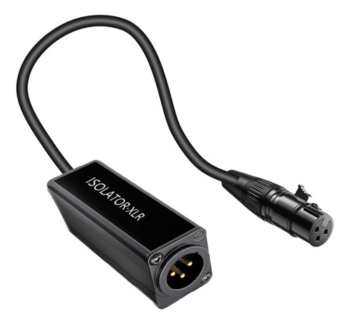 El Aislador De Cable De Audio Xlr De 4 Unidades Elimina El R