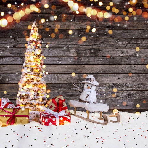 Decoración De Nieve Artificial Navideña Nieve Brillante