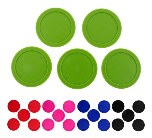 3 X 5 Unidades De Discos De Hockey De Aire Accesorio Rojo