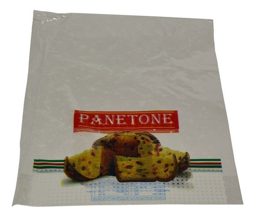 Saco Estampado Para Panetone 500g 25 X 35cm - C/1000