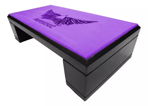 BANCO STEP VERDE CON MORADO, PROFESIONAL PARA AEROBICS (2 PARES DE