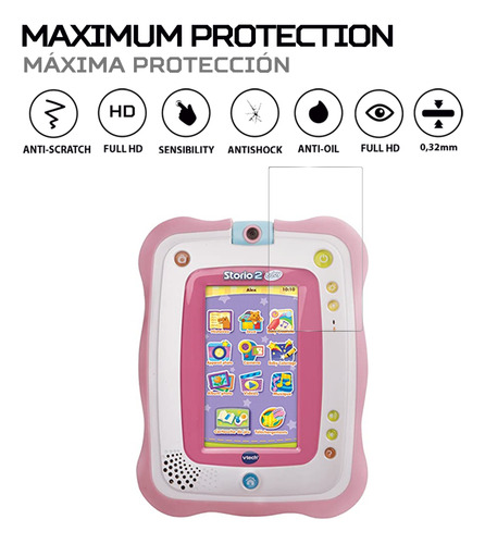 Protector Mica Pantalla Para Tablet Vtech Storio 2