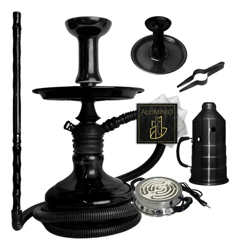 Narguile Kit Completo Hookah Monster Barato Preto 220v