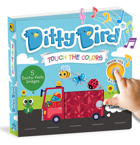 Ditty Bird Libros Musicales Touch & Feel Colors Edition | Di