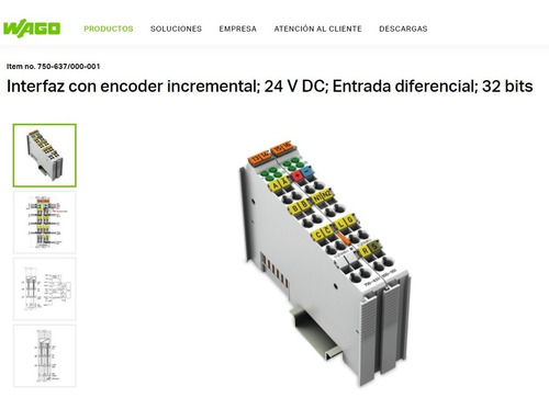  750-637/000-001-modulo Para Encoder Incremental 24vdc